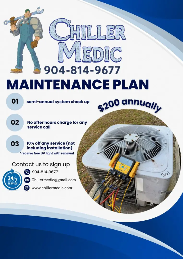 Flyer volante anuncio de servicios profesionales corporativo moderno azul